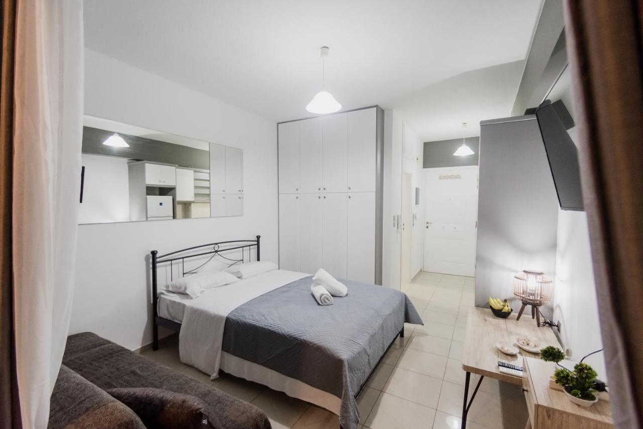 Pavlos Standard Studio With Sea View Rethymno Exteriör bild