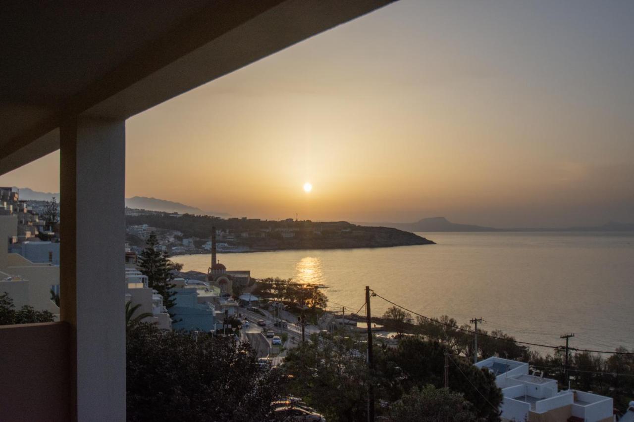 Pavlos Standard Studio With Sea View Rethymno Exteriör bild