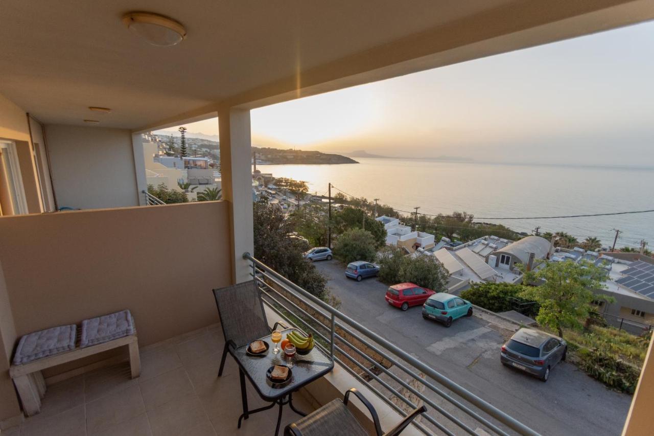 Pavlos Standard Studio With Sea View Rethymno Exteriör bild